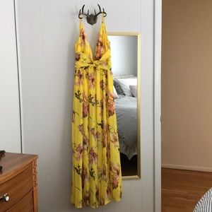 Yellow/floral dress